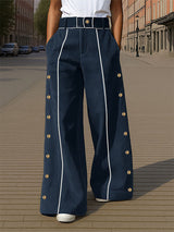 Men's Colorblock Textured Casual Pant SKUL26076