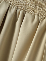 Mens Solid Color Wide-Leg Casual Short SKUL20175