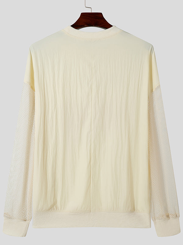 Mens Slogan Graphic Long Sleeve T-Shirt SKUK78581