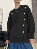 Mens Button Design Knit Pullover Sweater SKUK30788