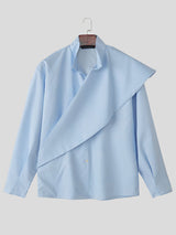 Men's Stripe Casual Long Sleeve Shirt SKUL28177