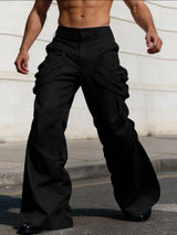 Men's Deconstructed 3D Ruched Flared Pant SKUL53282