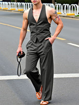 Men's Striped Casual Two Pieces Outfit SKUL22575