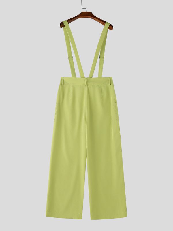 Men's Avant-Garde High-Waisted Extreme Wide-Leg Jumpsuit SKUL66974