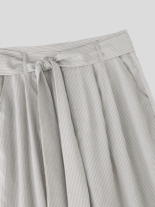 Mens Striped Loose Casual Pant SKUL13893