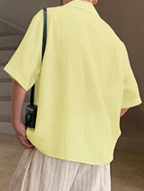 Men's Floral Print Short Sleeve Shirt SKUL21004