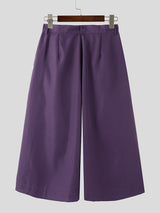 Men's Solid Color Loose Wide Leg Pant SKUL41206