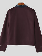 Men's Casual Printed Long Sleeve Jacket SKUL40153