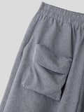 Mens Solid Multi Pocket Casual Pants SKUK43887