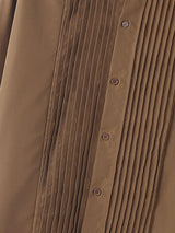 Men's Avant-Garde Accordion-Pleated Batwing Shirt SKUL50543