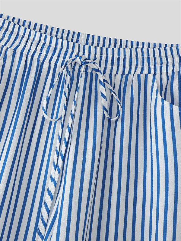 Mens Striped Loose Casual Pant SKUL19774