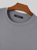 Mens Solid Loose Drop Shoulder T-Shirt SKUK51068