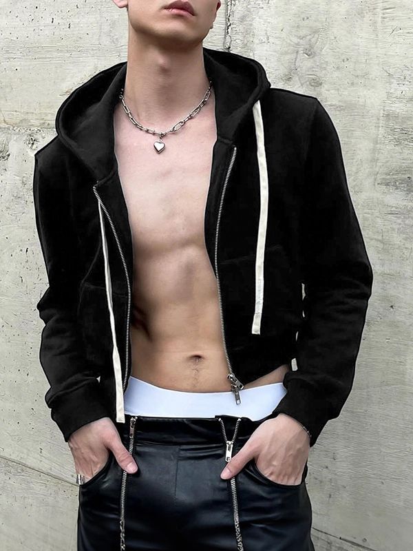 Men's Colorblock Zip Long Sleeve Sweatshirt SKUL35247