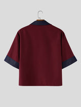 Men's New Chinese Style Relaxed Shirt SKUL61709