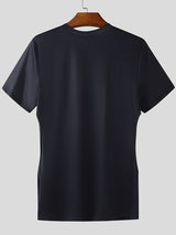 Men's Muscle Print Short Sleeve T-Shirt SKUL19742