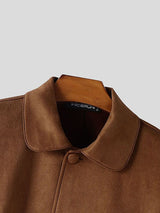 Men's Solid Color Minimalist Casual Long Sleeve Jacket SKUL43969