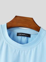 Men's Solid Color Pocket Long Sleeve T-Shirt SKUL40090