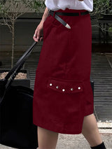 Men's Metal Stud Loose Fit Cropped Short SKUL24774