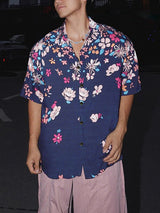 Men's Hawaiian Vacation Floral Short Sleeve Shirt SKUL26918