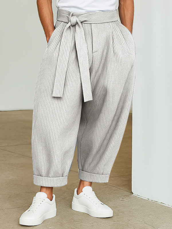 Mens Striped Loose Casual Pant SKUL13893