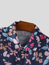 Men's Hawaiian Vacation Floral Short Sleeve Shirt SKUL26918
