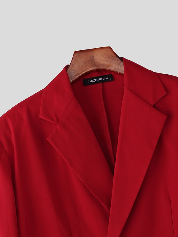 Men's Hollow Flared Casual Two Pieces Outfit SKUL36321