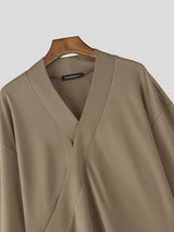 Men's Solid Color Casual Two Pieces Outfit SKUL45418