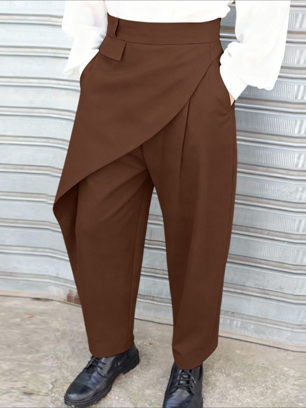 Men's Deconstructed Layered Design Casual Pant SKUL49924