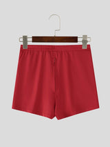 Men's Avant-Garde Rear Zipper Cutout Body-Con Athletic Short SKUL64154