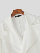 Men's Solid Casual Long Sleeve Blazer SKUL27300