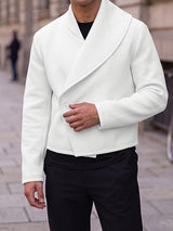Mens Solid Color Casual Long Sleeve Jacket SKUK95555