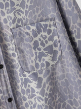 Men's Retro Resort Leopard Print Satin Two Pieces Outfit SKUL80355
