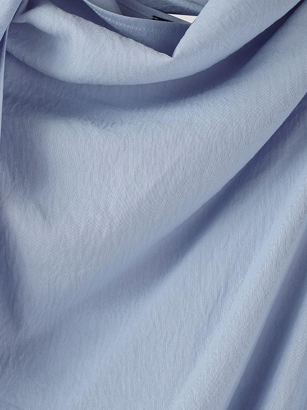 Men's Solid Color Deconstructed Pleated Two Pieces Outfit SKUL51256