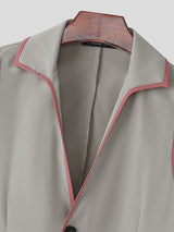 Men's Bold Stripe Colorblock Casual Waistcoat SKUL24997
