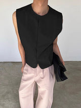 Men's Solid Casual Waistcoat SKUL32791