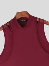 Men's Solid Color Deconstructed Bodysuit SKUL50540