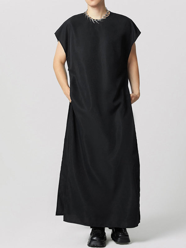 Mens Muslim Split Robe Two Pieces Outfits SKUK02701 – INCERUNMEN