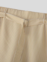 Men's Striped Casual Loose Two Pieces Outfit SKUL26069