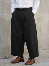Men's Solid Color Wide Leg Casual Pant SKUL50957