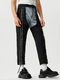 Mens Cutout Lace-Up Drawcord Cuff Pants SKUK23297