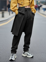 Men's Deconstructed Textured Casual Pant SKUL49906