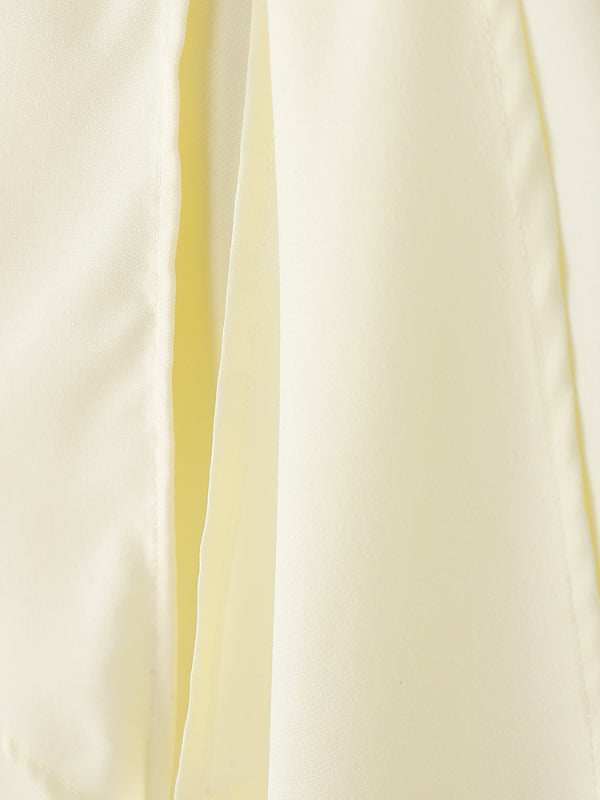 Men's Solid Color Layered Casual Pant SKUL25980