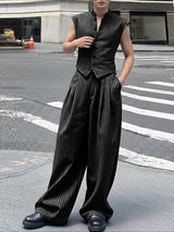 Men's Casual Striped Two Pieces Outfit SKUL39761