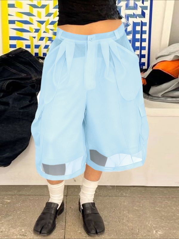 Men's Sheer Mesh Loose Short SKUL36421