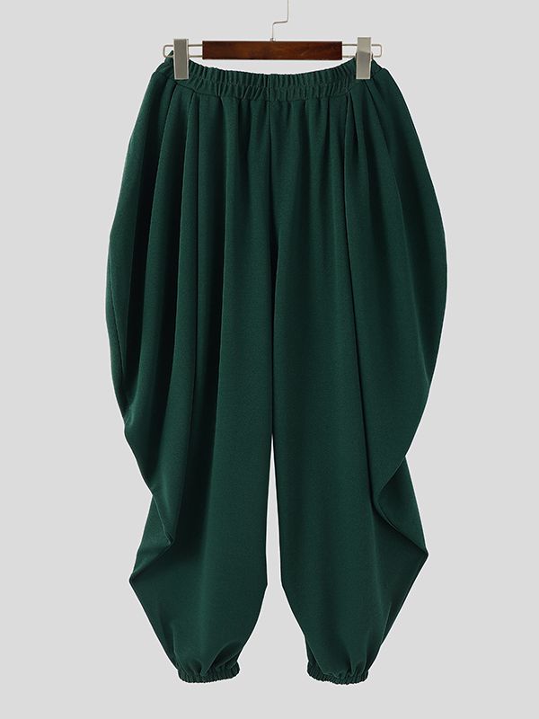 Men's Casual Oversized Loose Textured Pant SKUL48787