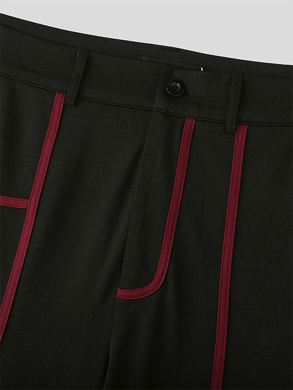 Men's Bold Stripe Colorblock Loose Pant SKUL21119