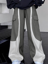 Men's Deconstructed Contrast Color Casual Pant SKUL47883