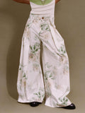 Mens Floral Print Casual Straight Pants SKUK39198