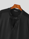 Mens Faux Leather Buckle Design Knit Waistcoat SKUK32395