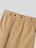 Mens Solid Split Hem Casual Skirt SKUK31058
